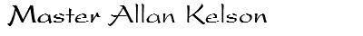 Master Allan Kelson